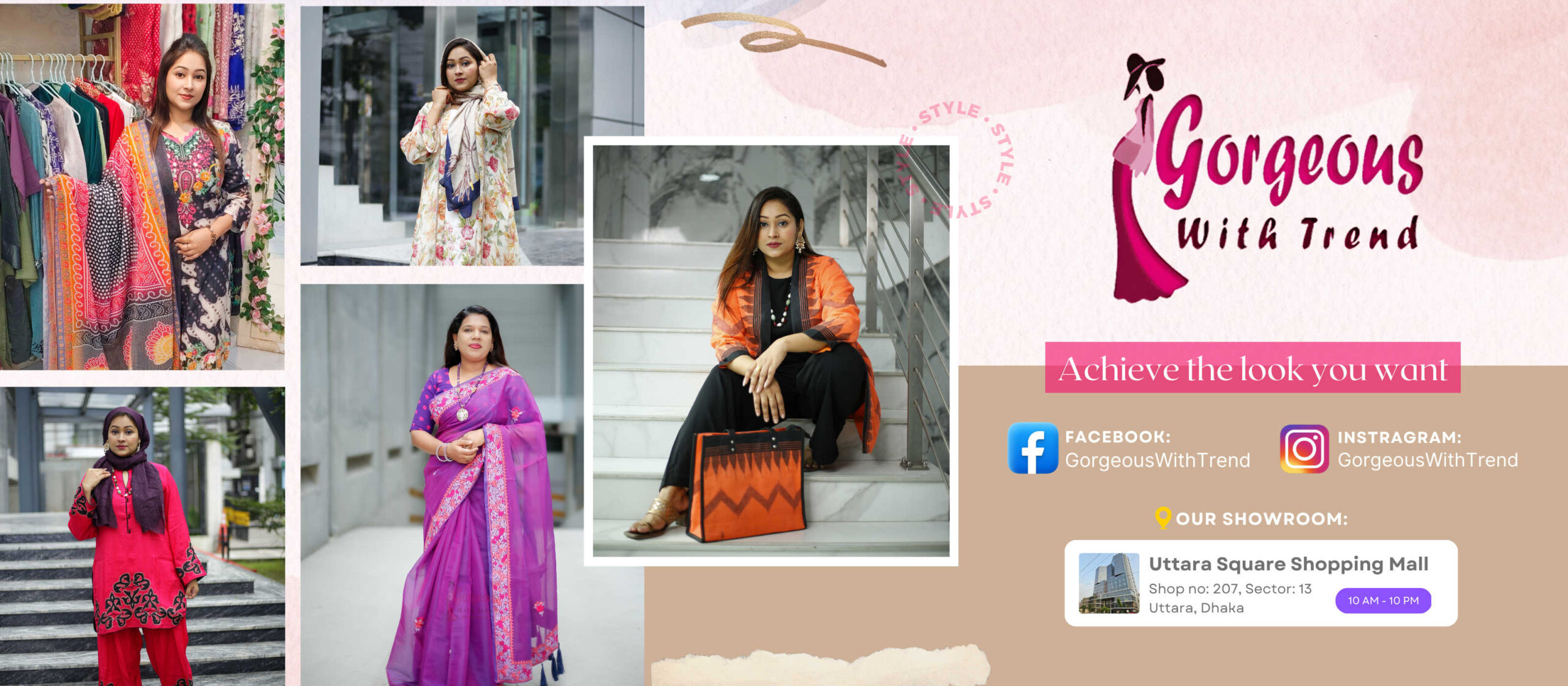 Website banner 1 - Gorgeous with trend